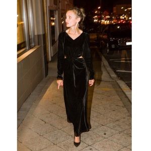 ✨ Rachel Comey Mast Velvet Cutout Maxi Dress ✨